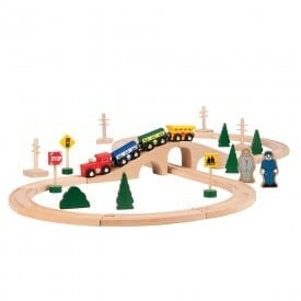 toys4kiddy - houten treinbaan